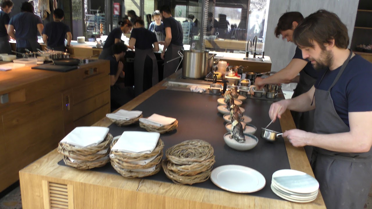 Noma 2.0, kitchen serving & plating from Ren&eacute; Redzepi, Copenhagen