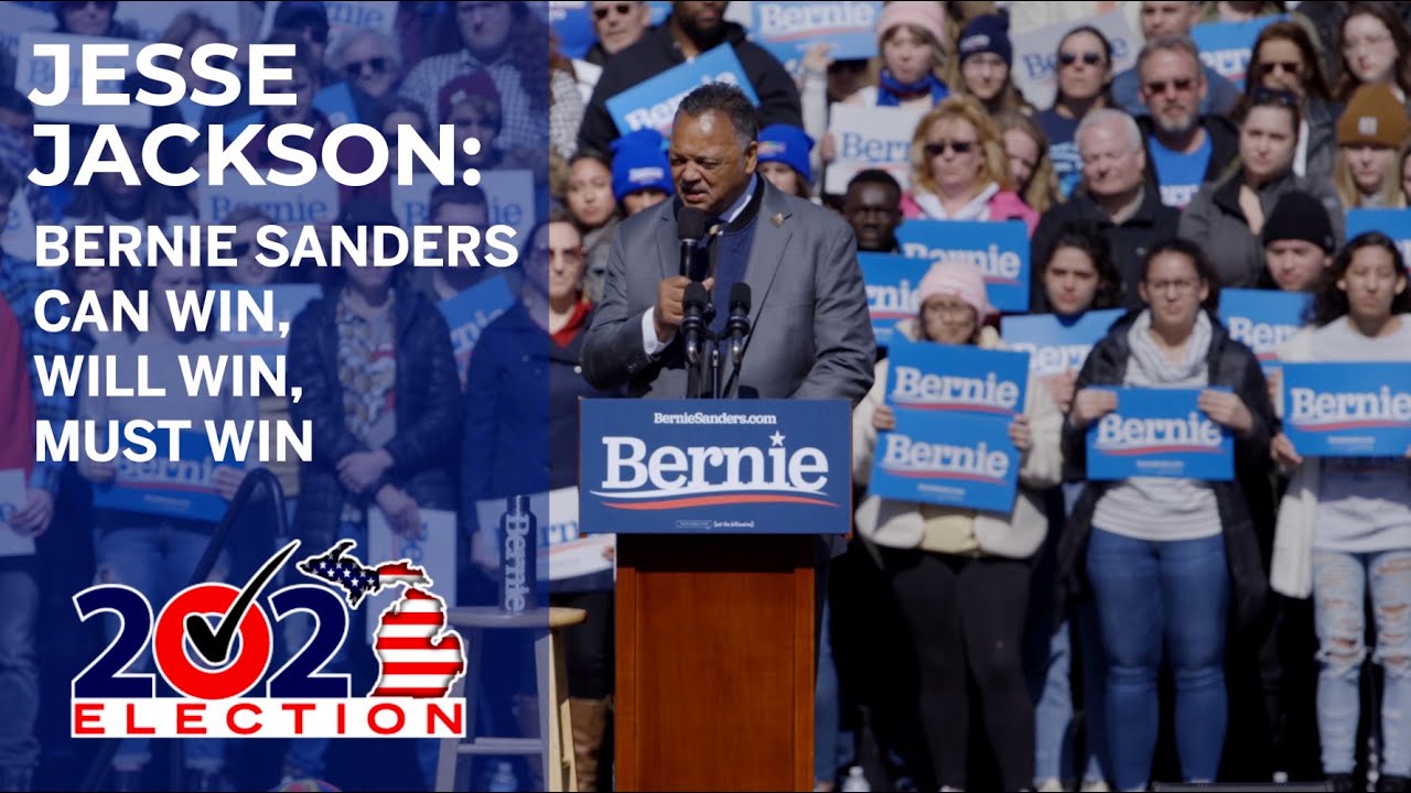 Rev. Jesse Jackson endorses Bernie Sanders