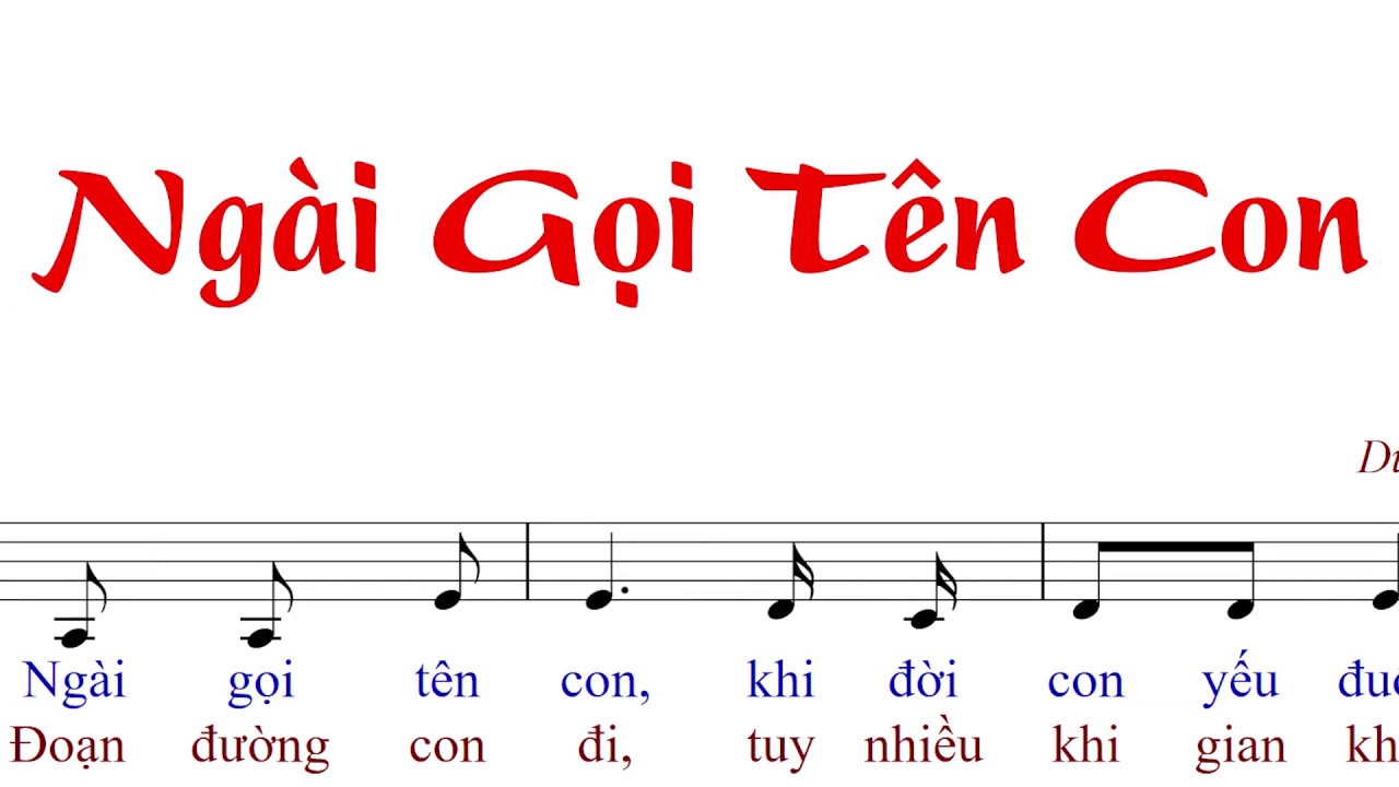 Ngài Gọi Tên Con (tập hát 18-10-2019) - Dương Quảng -  Anna Sao Mai