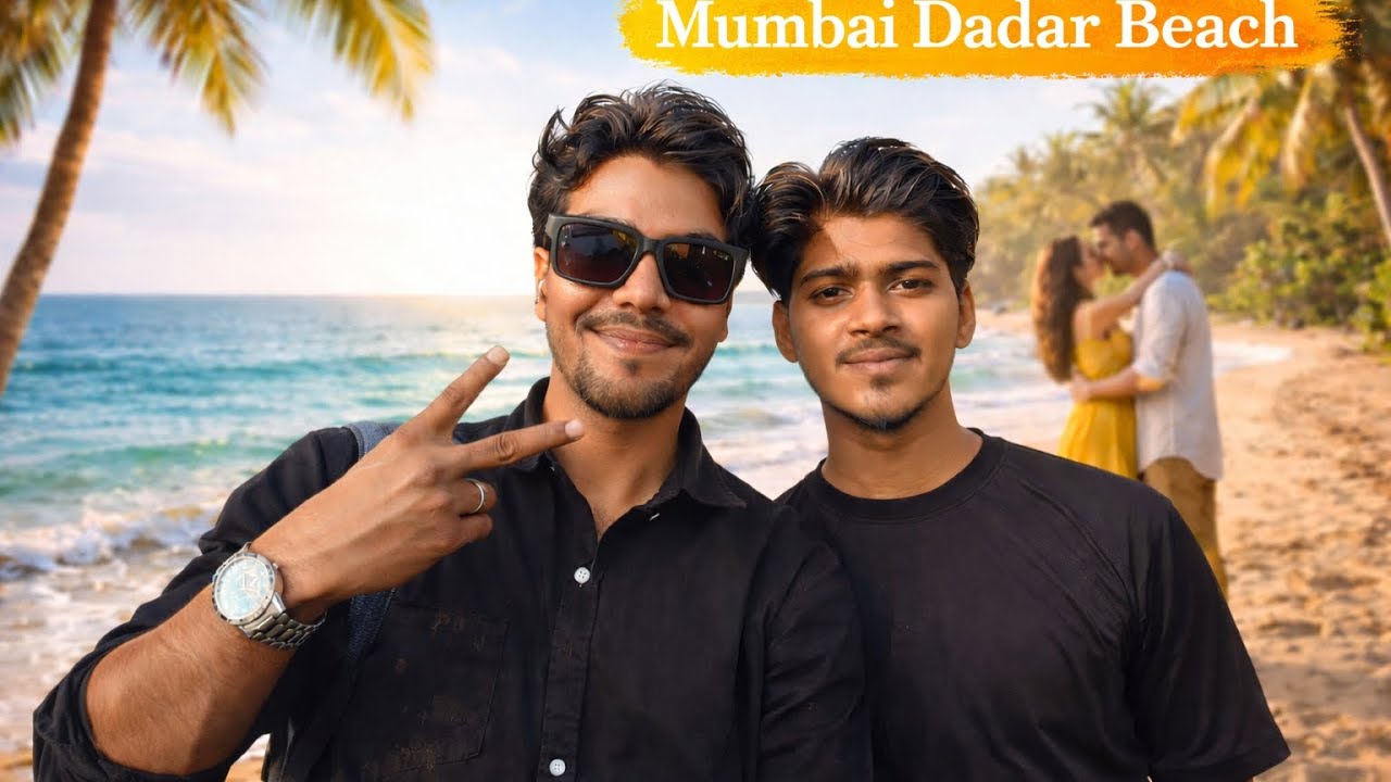 MUMBAI DADAR COUPLE POINT | Beach Vibes & Evening Walk 🌊❤️
