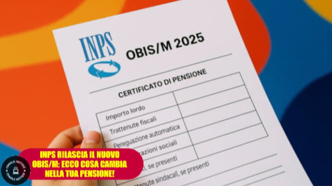 Pensione 2025: Cos'&egrave; l'Obis/M e perch&eacute; ogni pensionato deve controllarlo subito!