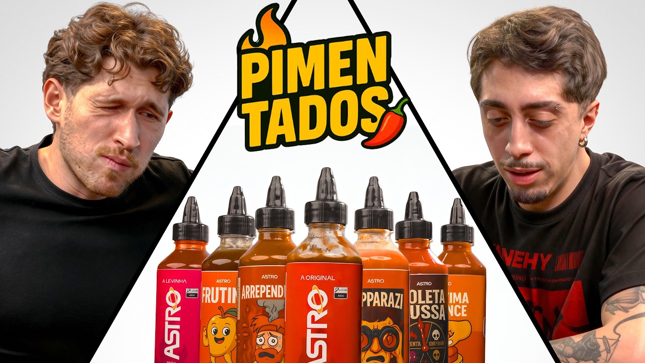 Lucas Inutilismo provando as PIMENTAS mais ardidas do mundo!