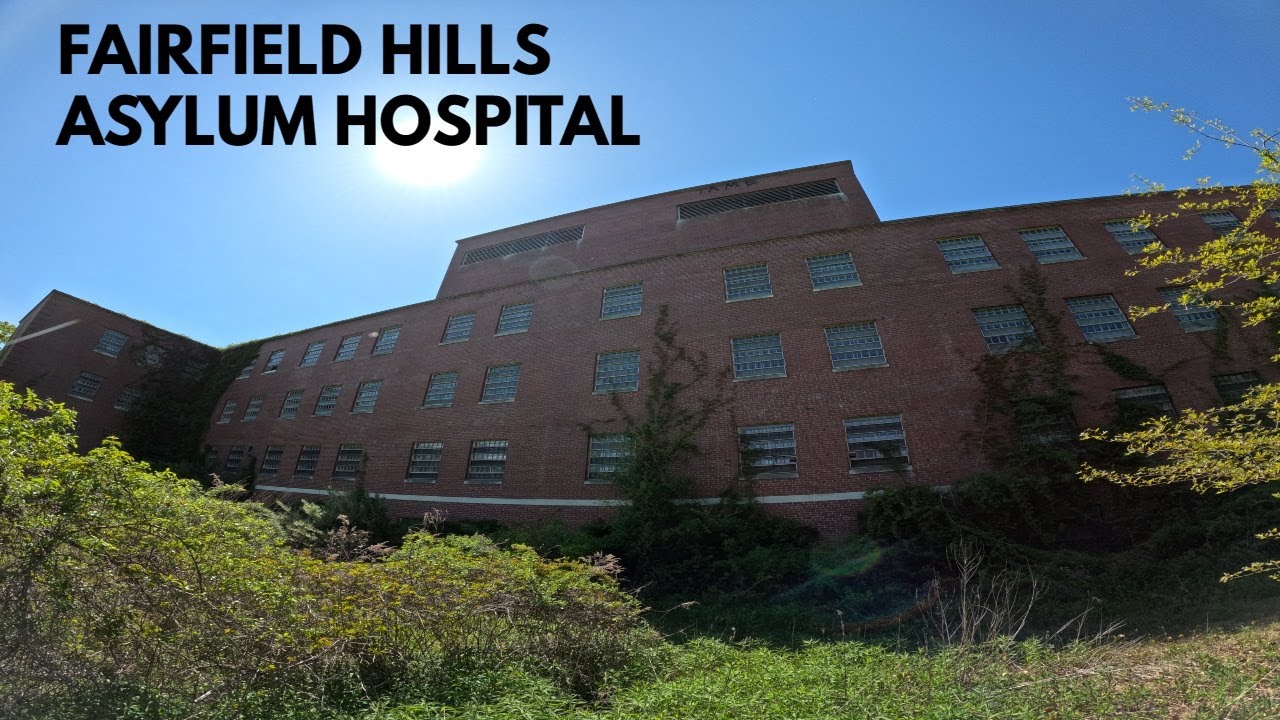 Fairfield Hills Asylum Hospital Inside Explore & Tunnel To Recreation Building With Gym & Projectors