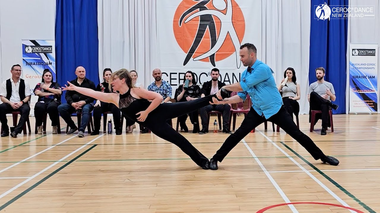Dan & Debbie - Champions Freestyle Final Spotlight - Auckland Ceroc Championships 2023