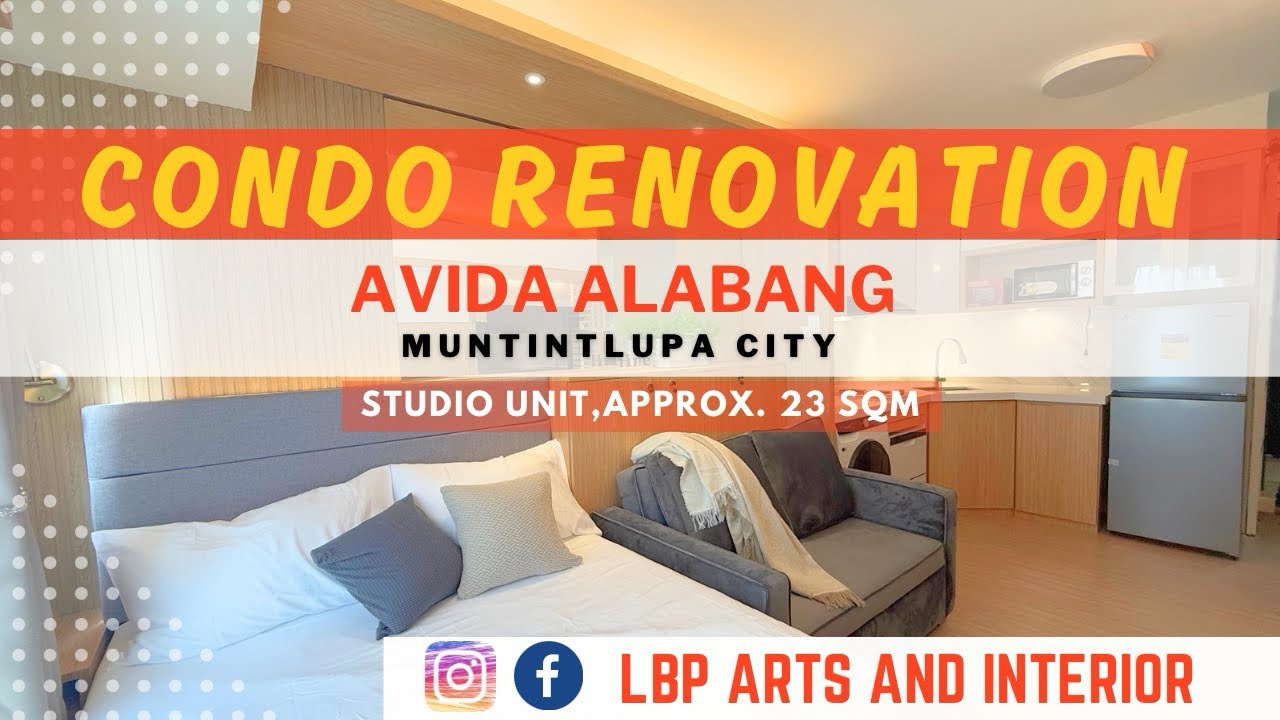 Condo Renovation || Avida Alabang || Studio Unit || 23 sqm