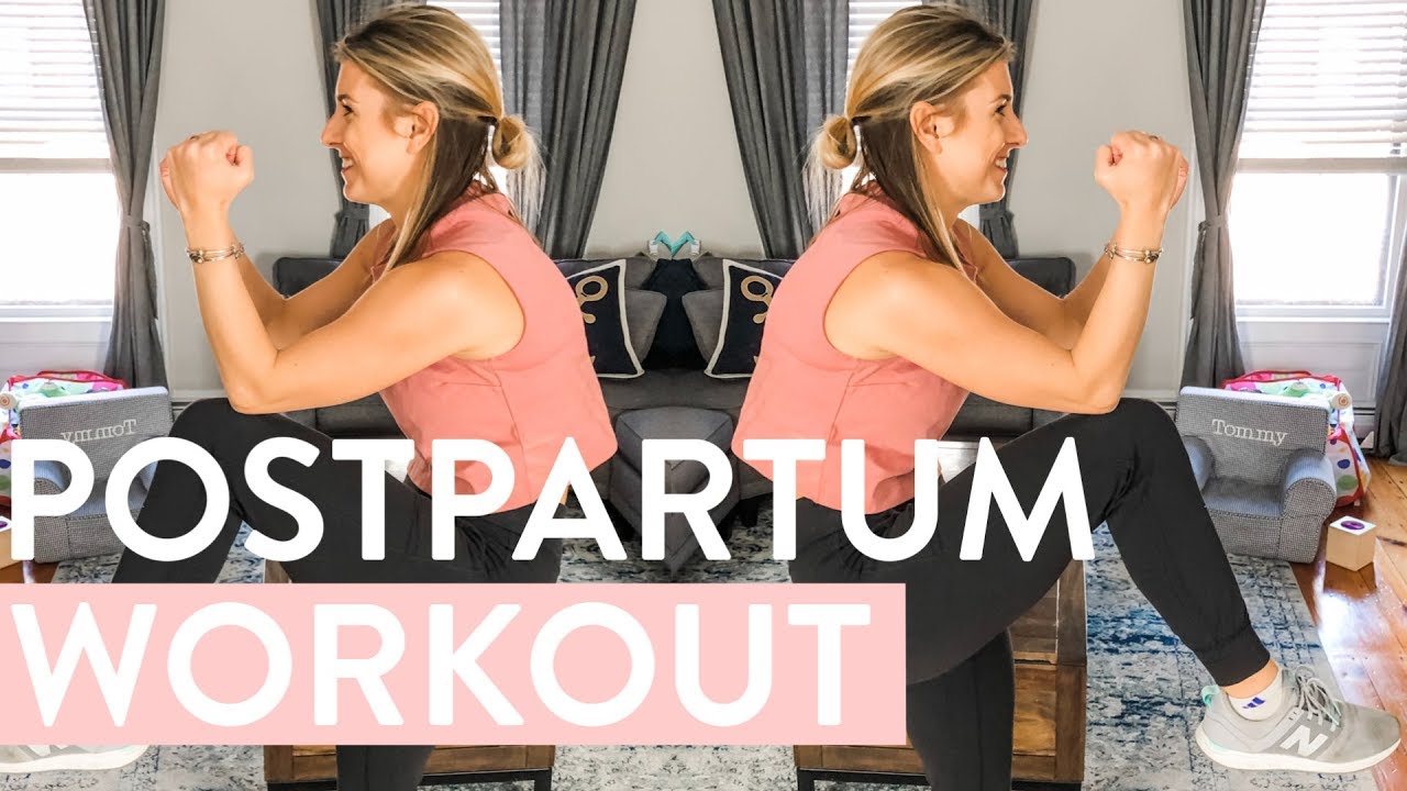 At Home Workout 10-Minutes Full Body | Nap Time Postpartum Workout, Post Pregnancy Safe Exercises