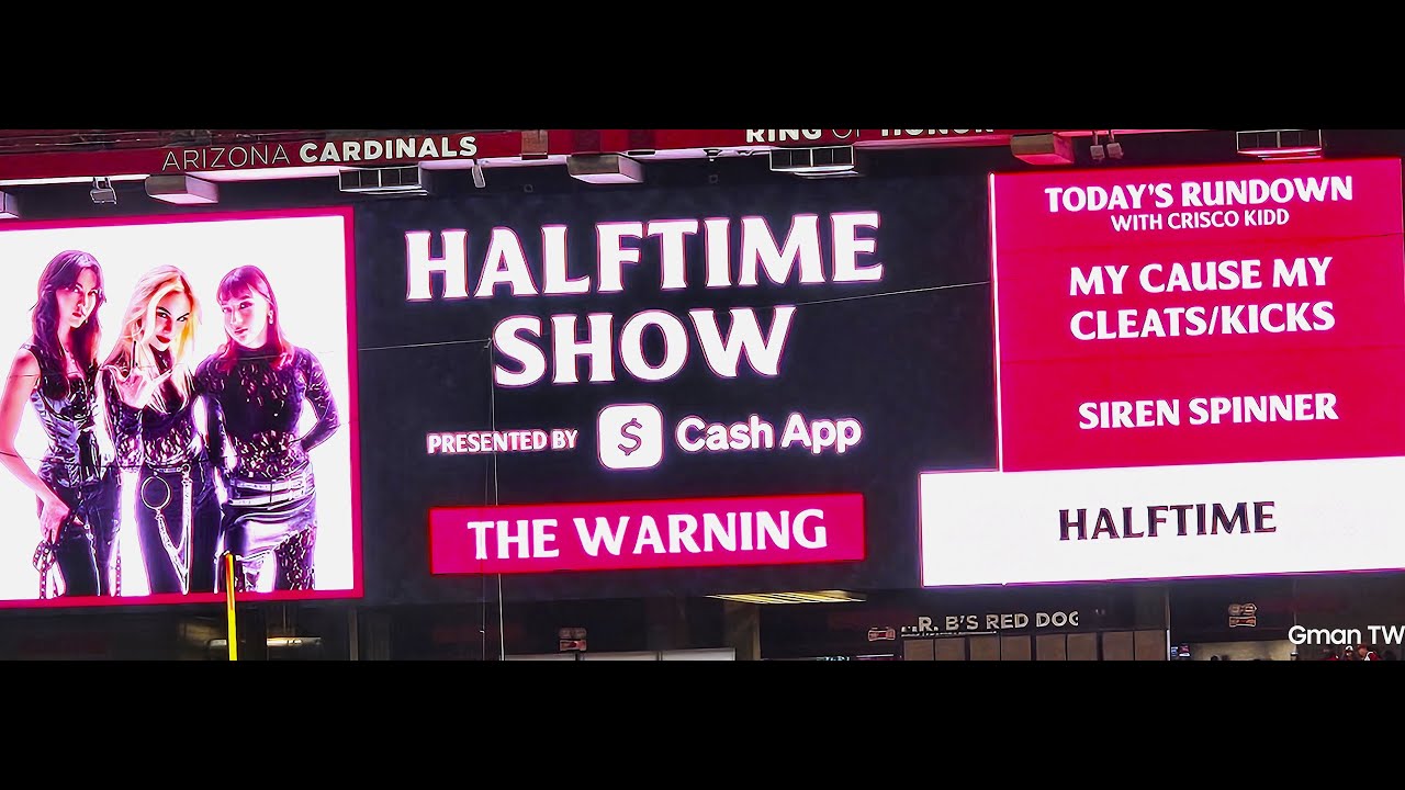 The Warning Live!! NFL Halftime show for the Arizona Cardinals vs Jacksonville Jaguars- Nov 23, 2025