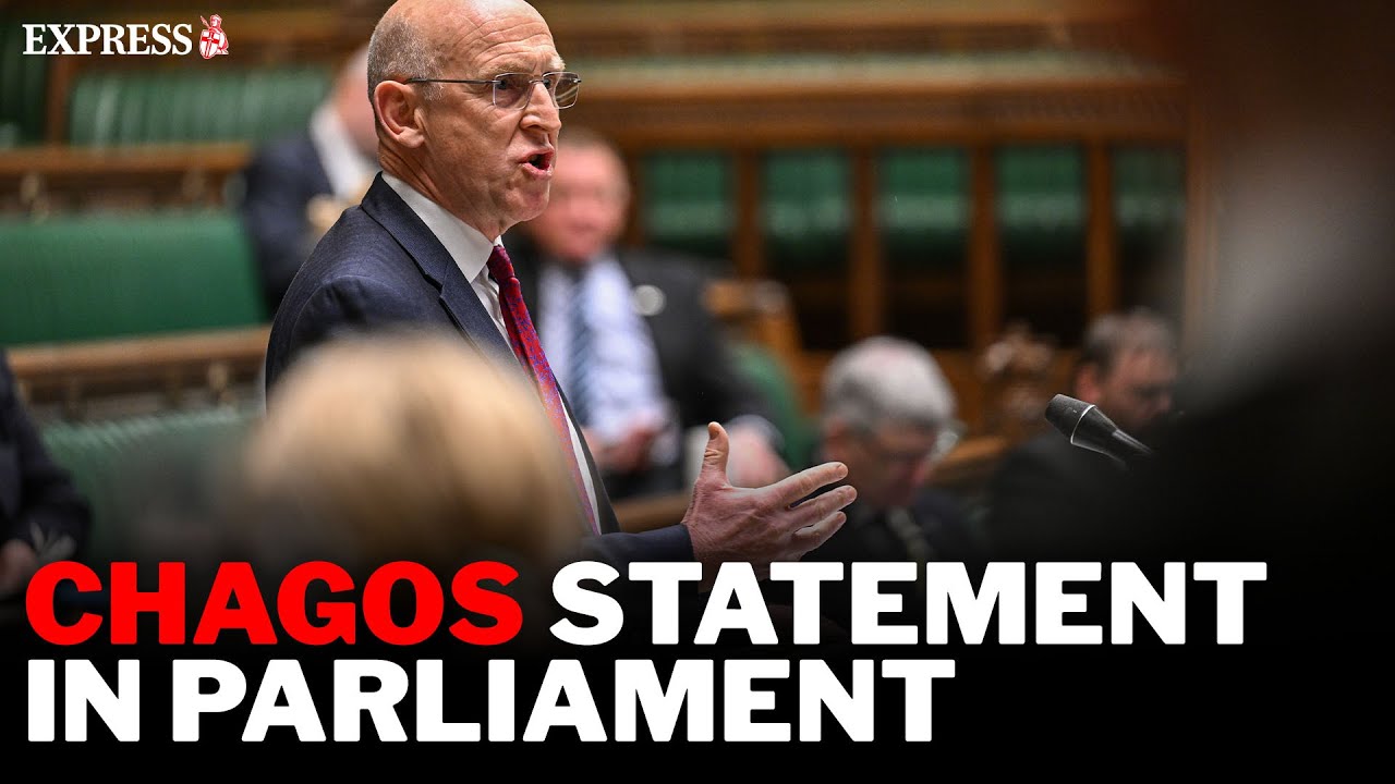 LIVE: Defence Secretary justifies Chagos deal in Commons