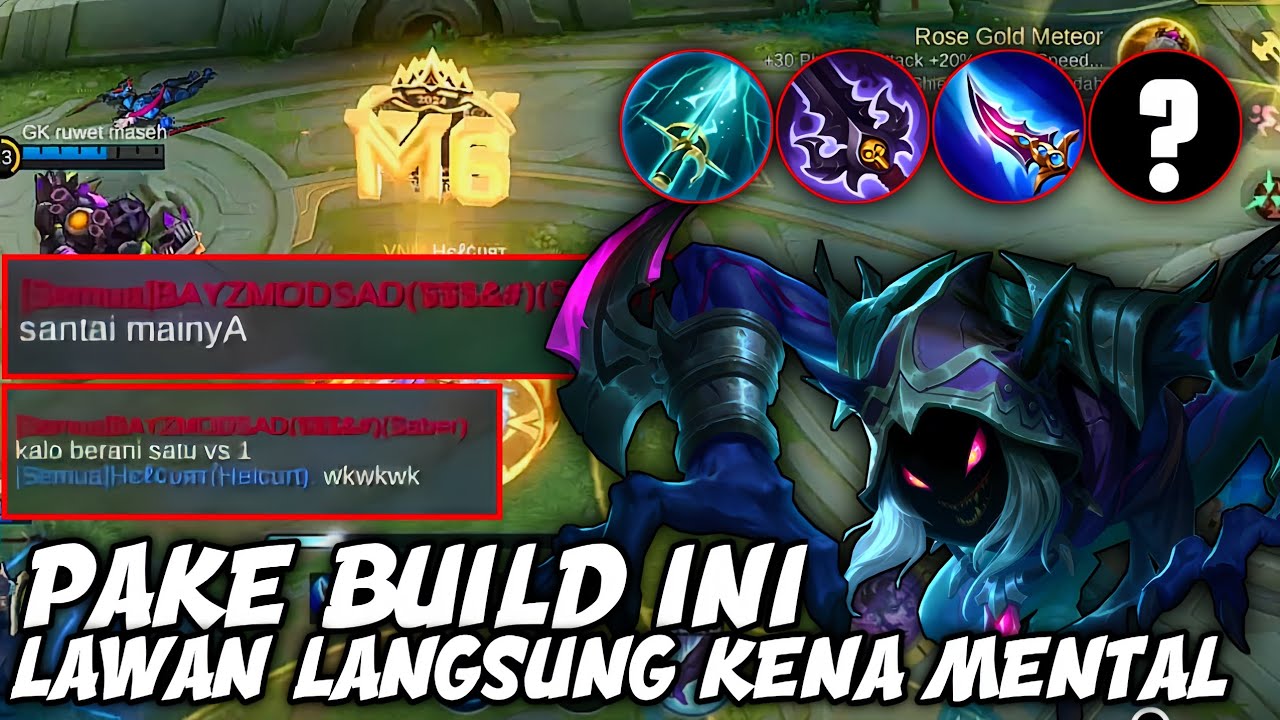 Helcurt Rusuh Buff Saber! Sekali Mulai, Mental Saber Langsung Hancur 😱🔥 | MLBB