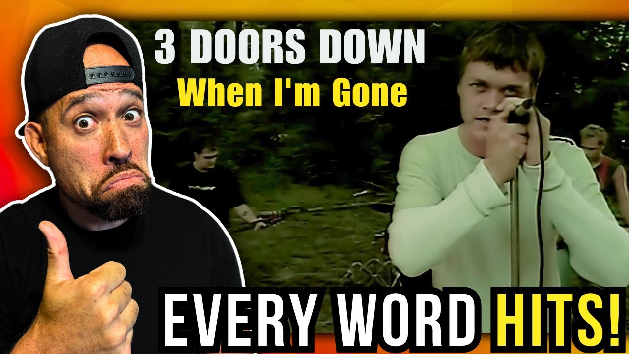 Rapper FIRST time REACTION to 3 Doors Down - When I'm Gone!!! Banger ALERT....