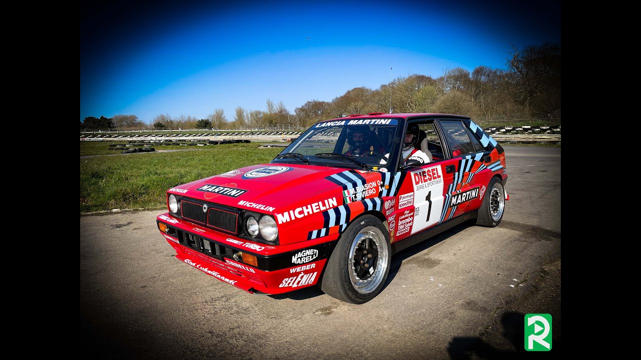 Miki Biasion's Lancia Delta Integrale Sanremo Group A Rally Car