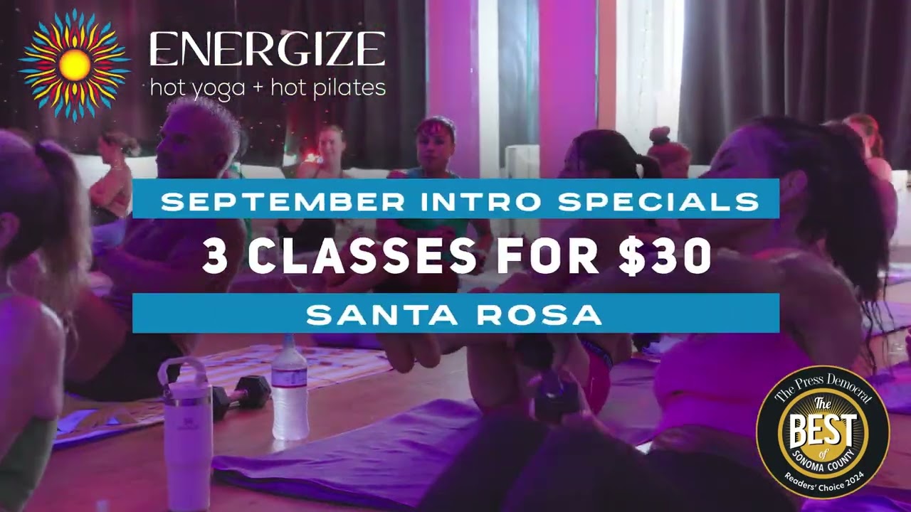 Santa Rosa Hot Yoga & Pilates | September Special: 3 Classes for $30