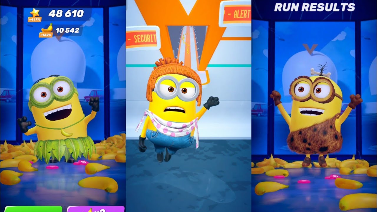 Jungle vs Lucy vs Cro- Minion | New Minion rush |
