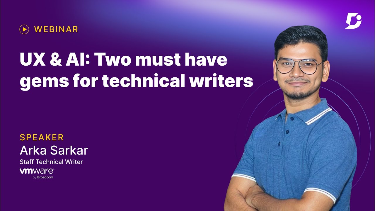 UX & AI: Two Must Have Gems for Technical Writers | Document360 Webinar