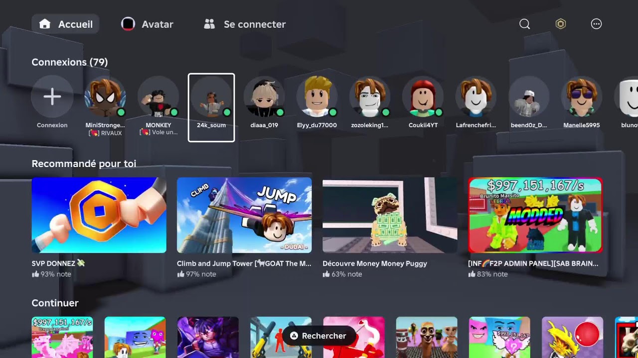 Je joue roblox ADMIN ABUSE
