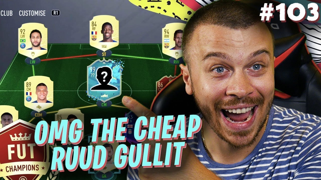 FIFA 20 WE GOT THE CHEAP ICON GULLIT FOR FUT CHAMPIONS AND HE IS INSANE!