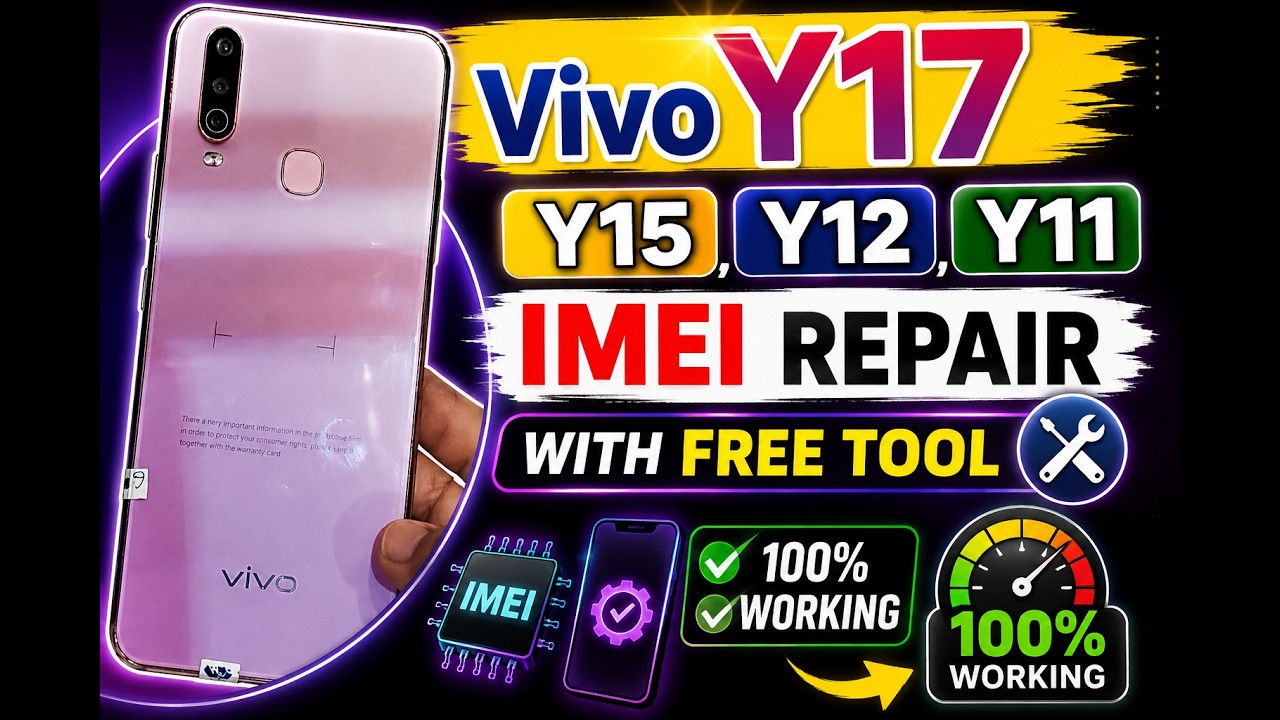 Vivo Y17 Imei Repair Network Repair With Free Tool 100% Working