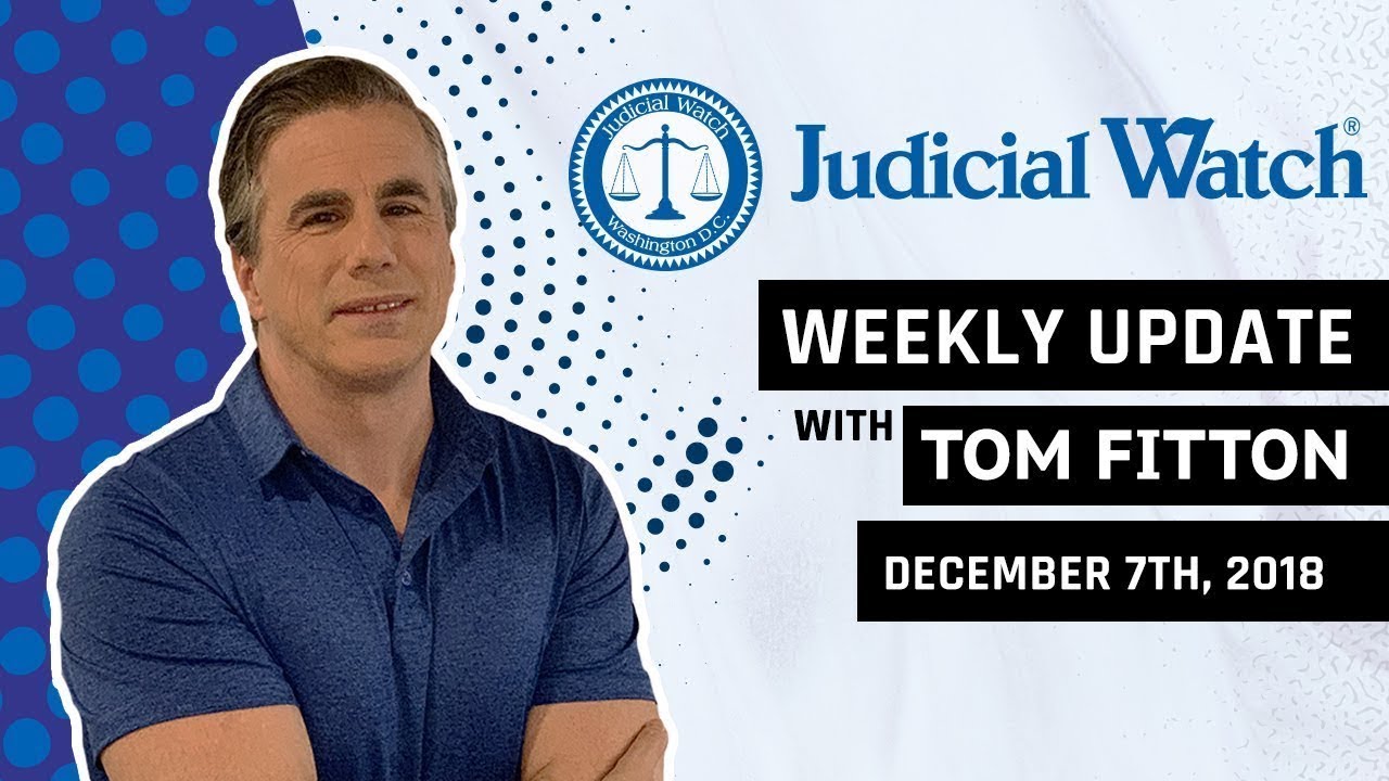 Tom Fitton's Weekly Update: BIG Court Ruling on Clinton Email Scandal--Comey's Testimony--& More!
