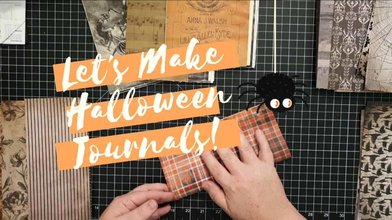 Let's Make Halloween Junk Journals! - Part 1- Choosing Papers