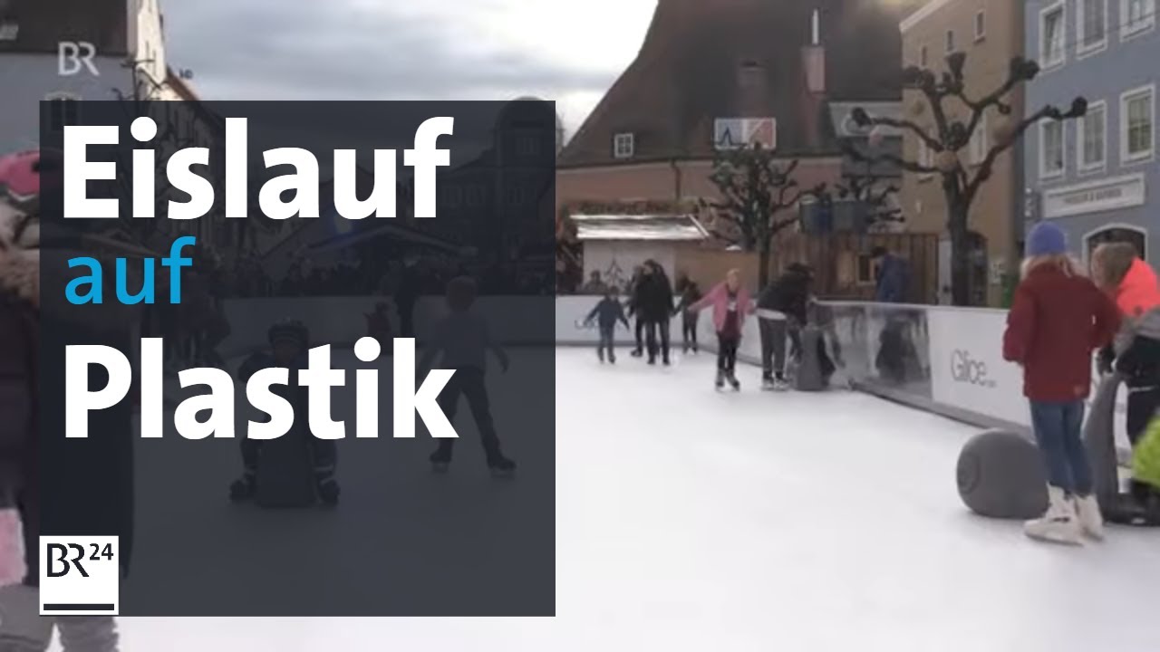 Stromfresser Kunsteis: In Erding wird jetzt auf Plastik Schlittschuh gelaufen | Abendschau | BR24