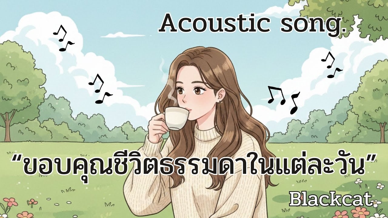 ความสุขมันซ่อนอยู่ทุกวัน ถ้าเรามองหาเราก็จะมองเห็น acoustic song
