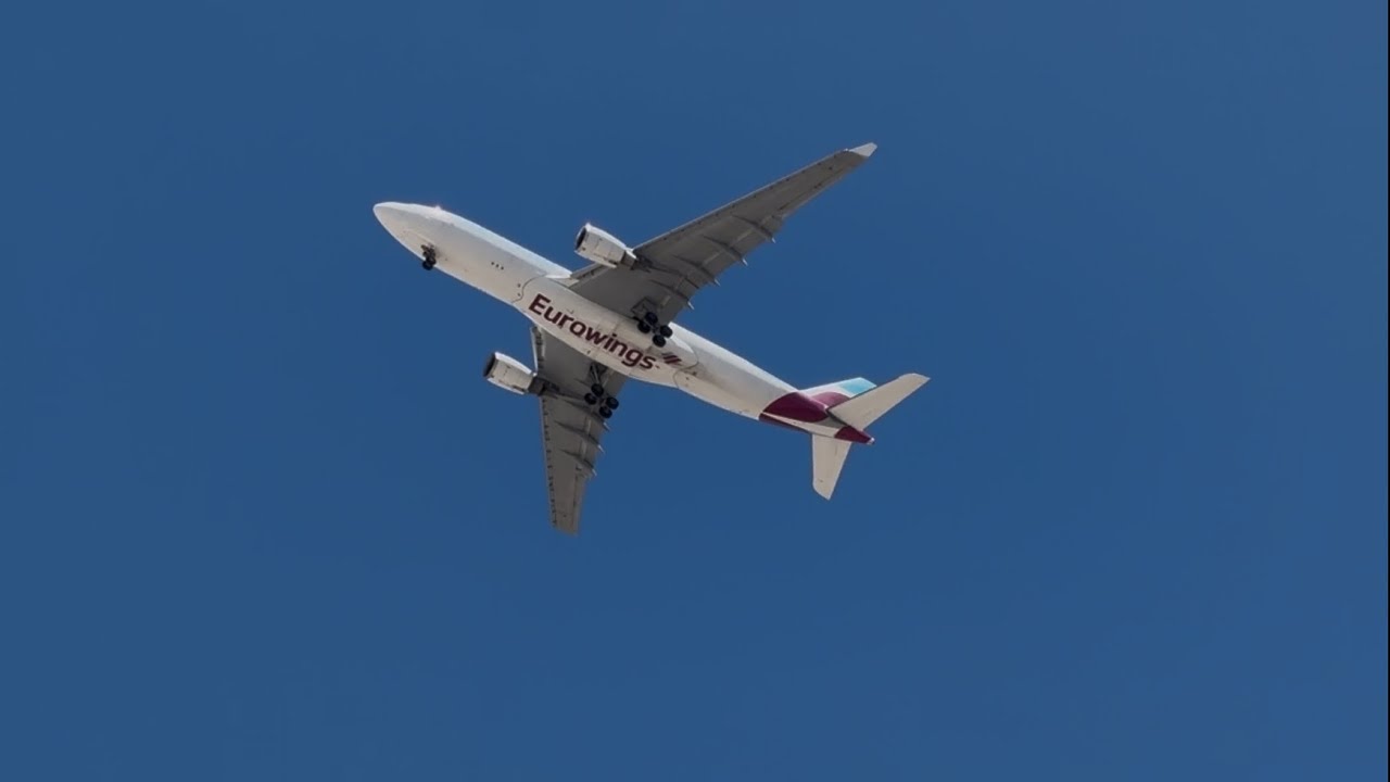 Discover Airlines Airbus A330-203 (D-AXGF) arrives in Las Vegas 