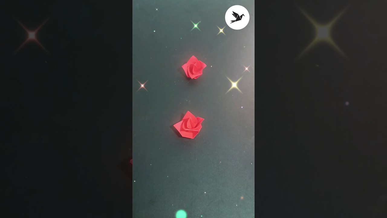 HOW TO MAKE ORIGAMI ROSE | iCraze Origami