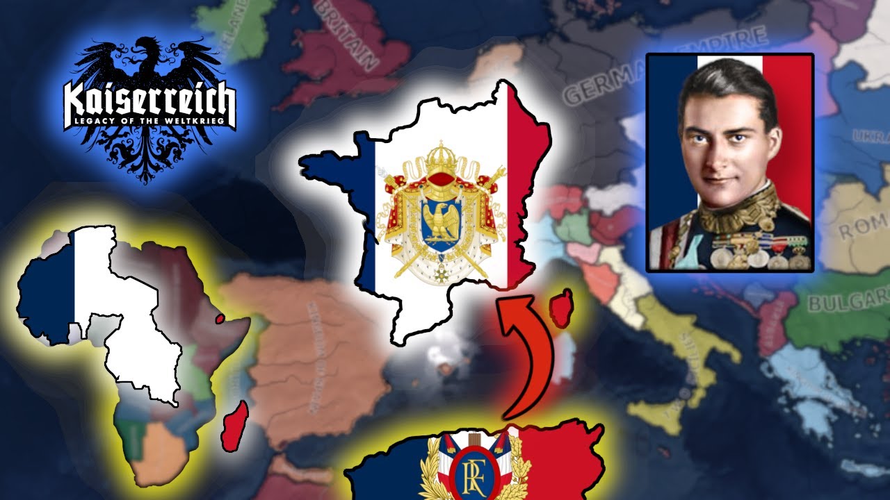 The French Exiles Make a COMEBACK - HOI4 Kaiserreich French Republic Timelapse