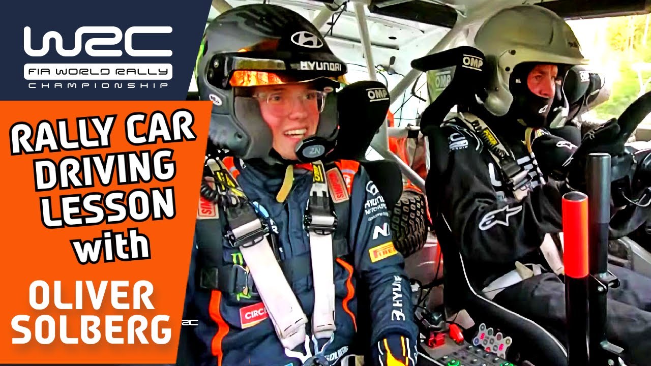 How to Drive a Rally Car with Oliver Solberg in his Hyundai i20 N Rally2 Car