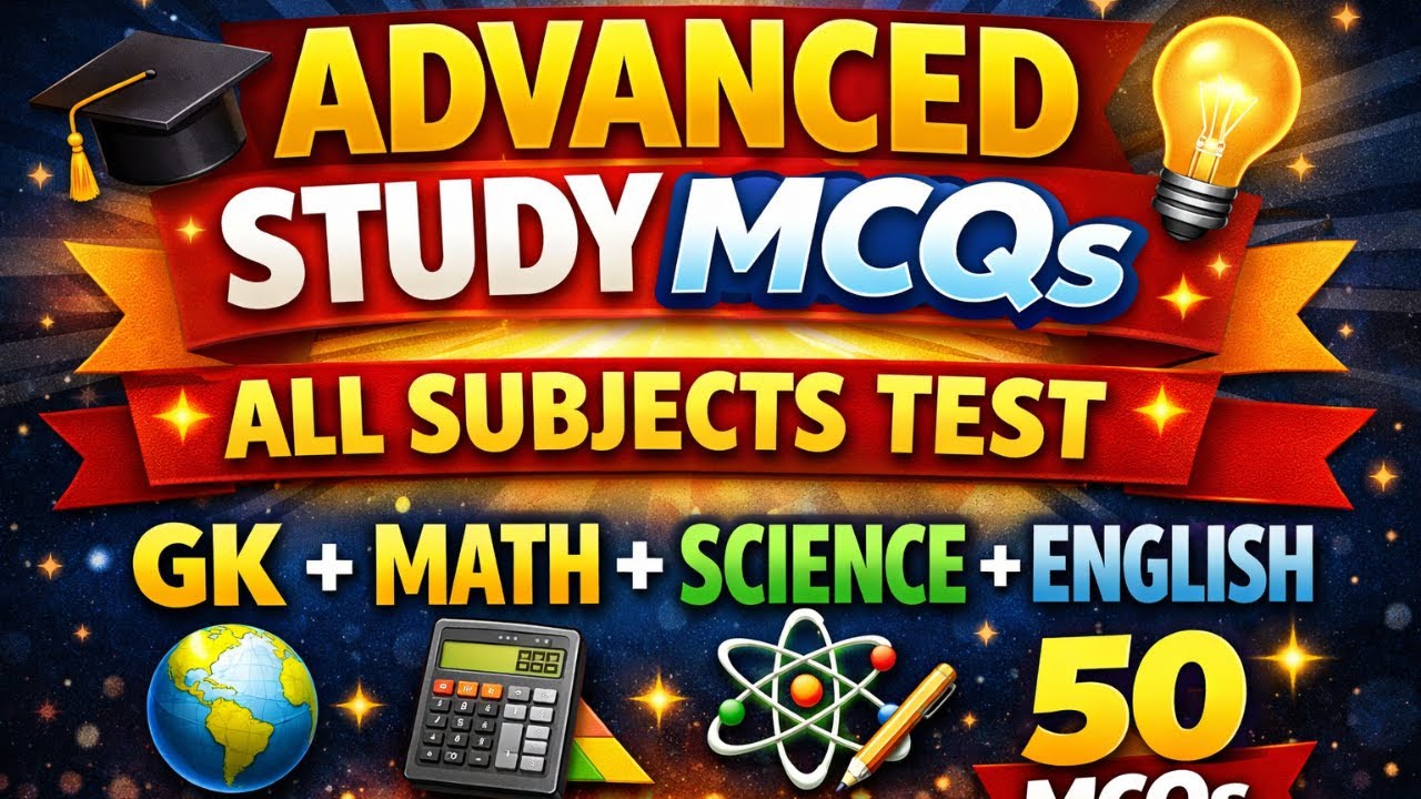 ULTIMATE MCQ CHALLENGE  GK + MATH + SCIENCE