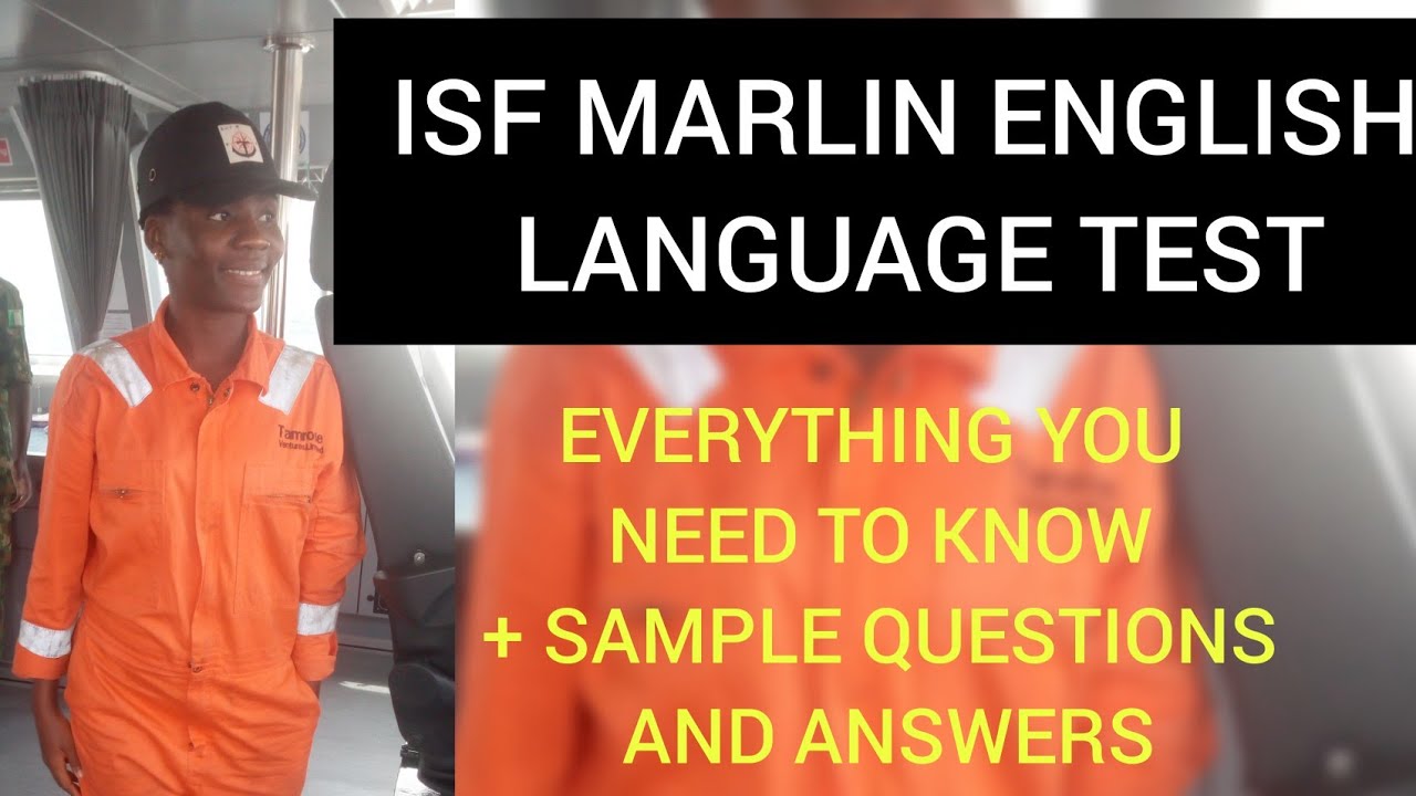 MARLIN TEST |  ENGLISH LANGUAGE TEST FOR SEAFARERS | ALL YOU NEED TO KNOW | QUESTIONS AND ANSWERS