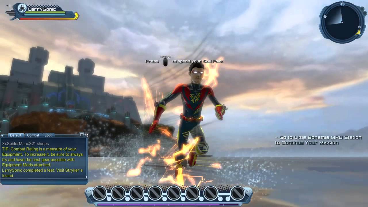 DCUO Super-speed Free Roam!