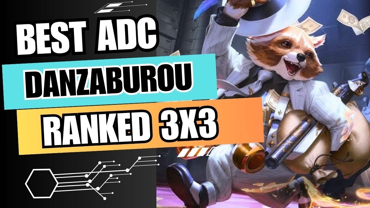 THE BEST ADC DANZABURU BUILD FOR RANKED 3x3 IN SMITE 2024