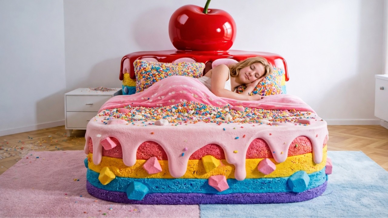 Which Wild Bed Would You Sleep In? 🍓🛌✨| Oddly Satisfying AI ASMR