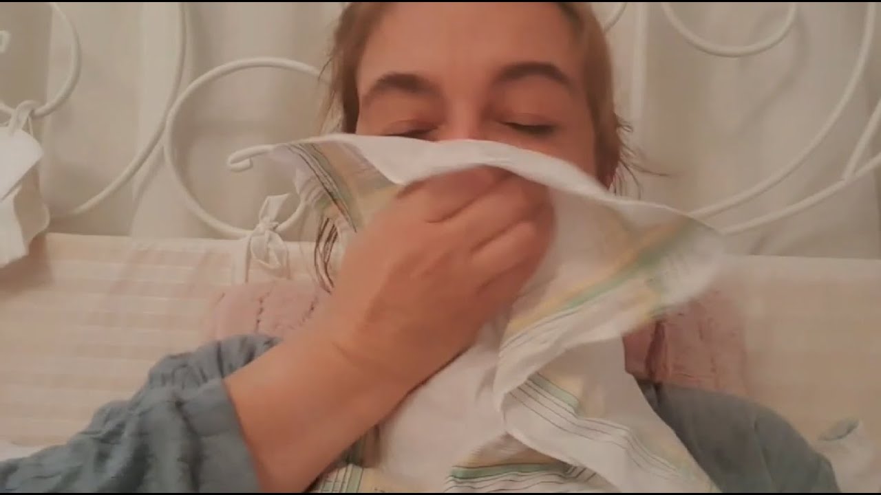 Female germans sneeze and blowing their noses Part 5
