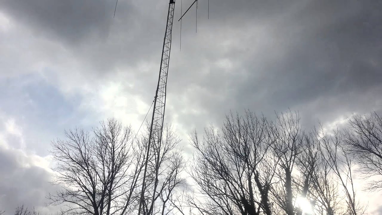 How to raise cb antenna tower the easy way