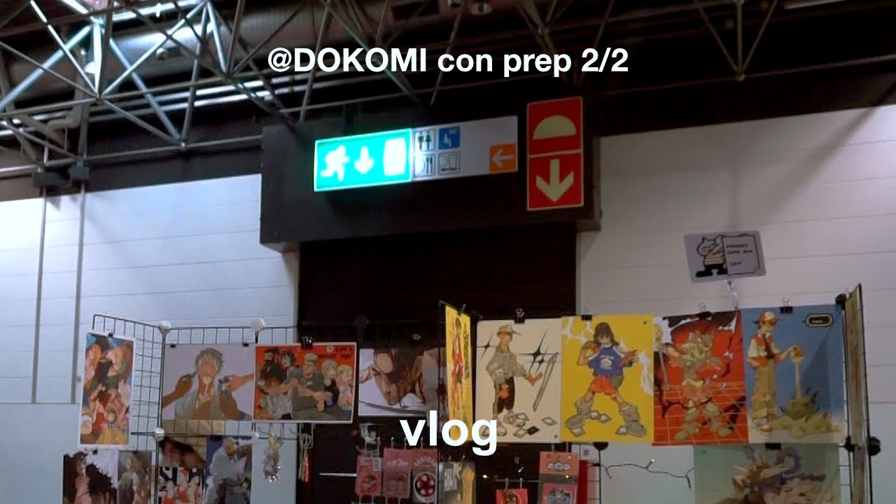 the DOKOMI artist alley experience | con vlog