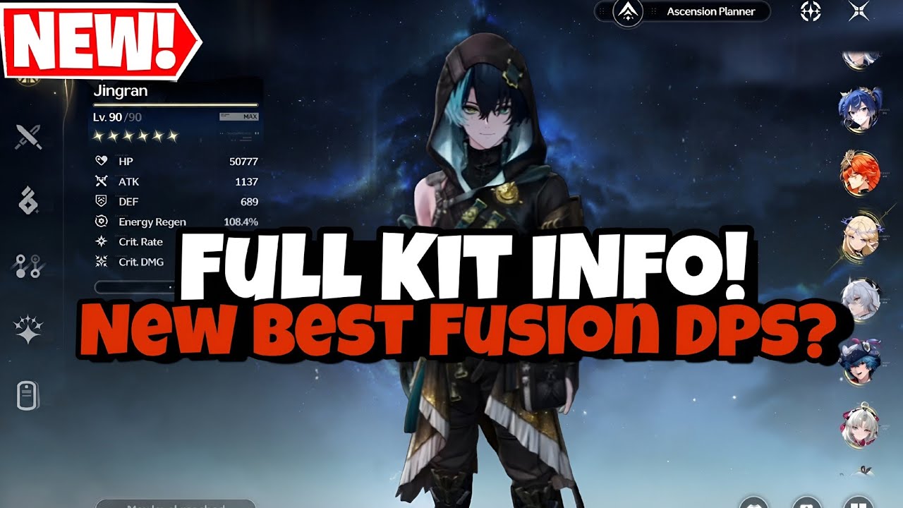 JINGRAN FULL KIT EXPLAINED! NEW BEST FUSION DPS?! | Complete Kit + Build & Teams! | Wuthering Waves