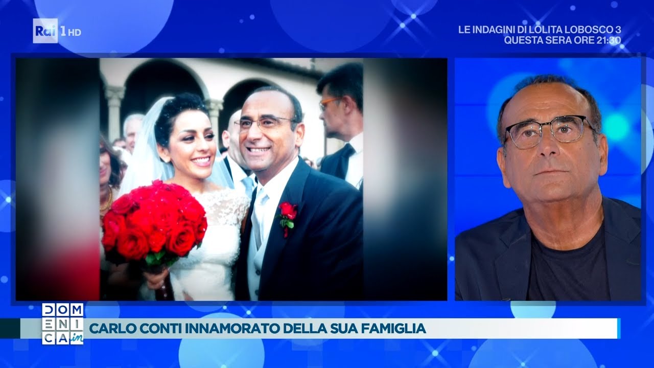 Carlo Conti innamorato della sua famiglia - Domenica In 11/05/2025