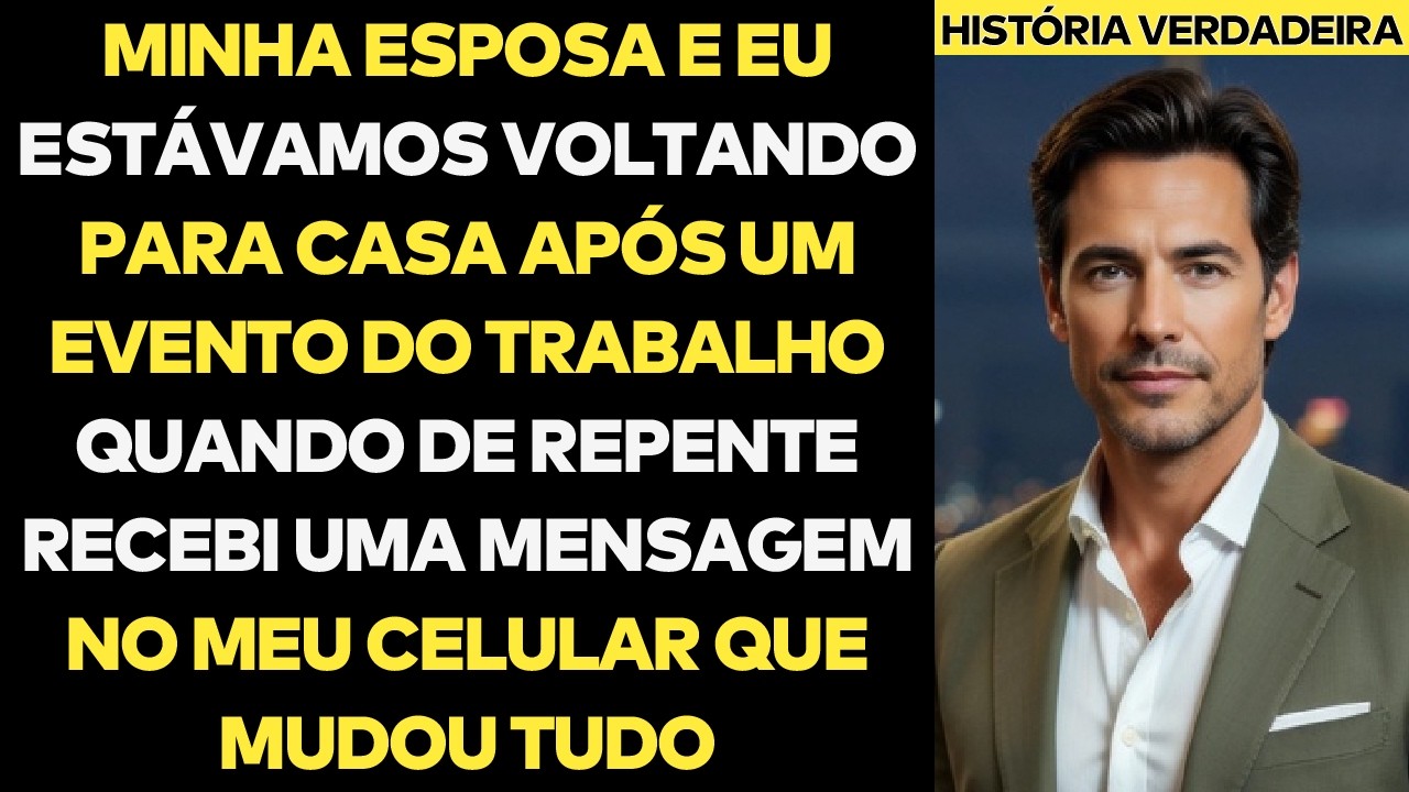 Voltando Da Festa Da Empresa Com Minha Esposa Quando Recebi Uma Mensagem