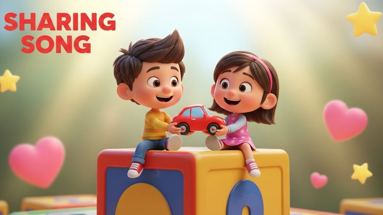 🎶 The Sharing Song – Kids Music | Nursery Rhyme | Learn to Share 🎶 