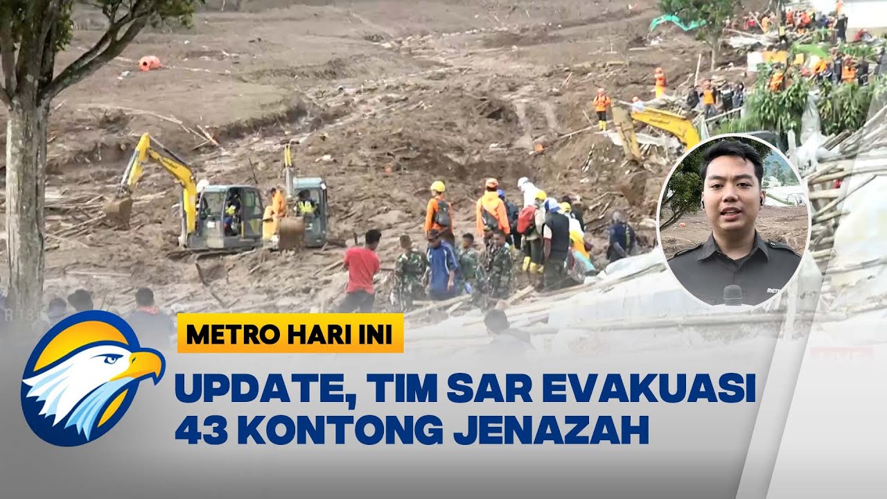 UPDATE Satu Korban Longsor Cisarua Kembali Ditemukan - [Metro Hari Ini]