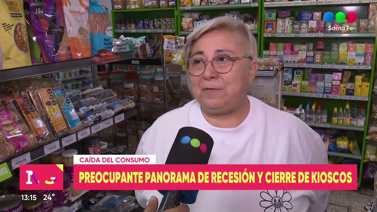 Caída del consumo en Santa Fe