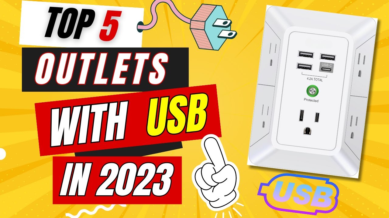 Top 5 Outlet With USB Charger in 2023 | In-depth Review