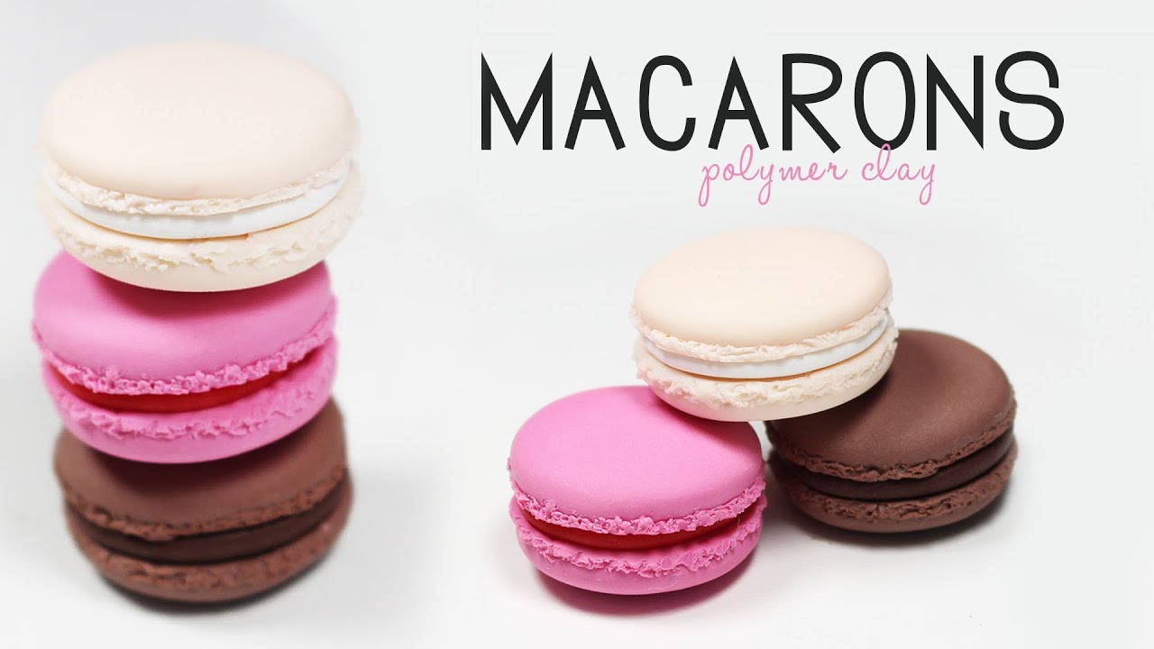 polymer clay Macaron TUTORIAL | polymer clay food
