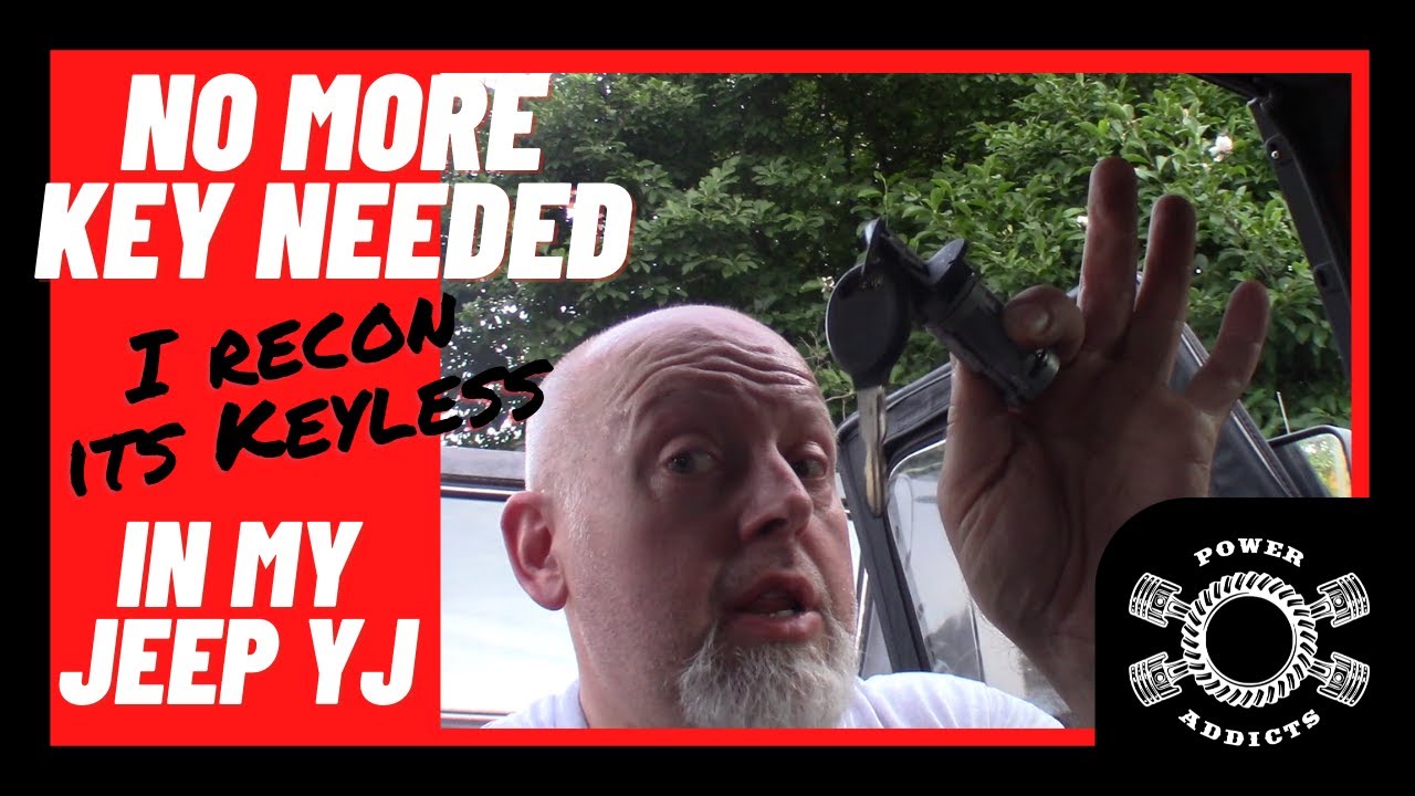 Jeep Wrangler YJ - I can now Start my Jeep without a key. #keylessstart #poweraddictscrew #nokeyjeep
