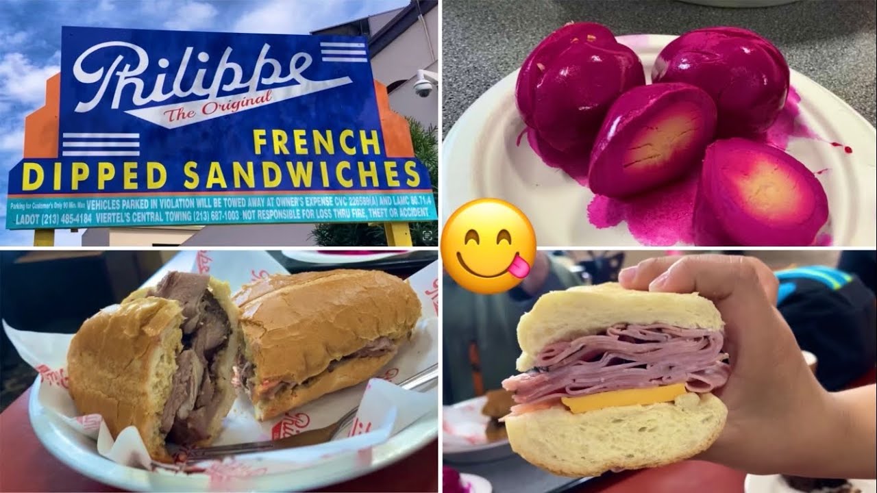 🔴 ［Food Review! ］ Philippe The Original FAMOUS French Dipped Sandwiches