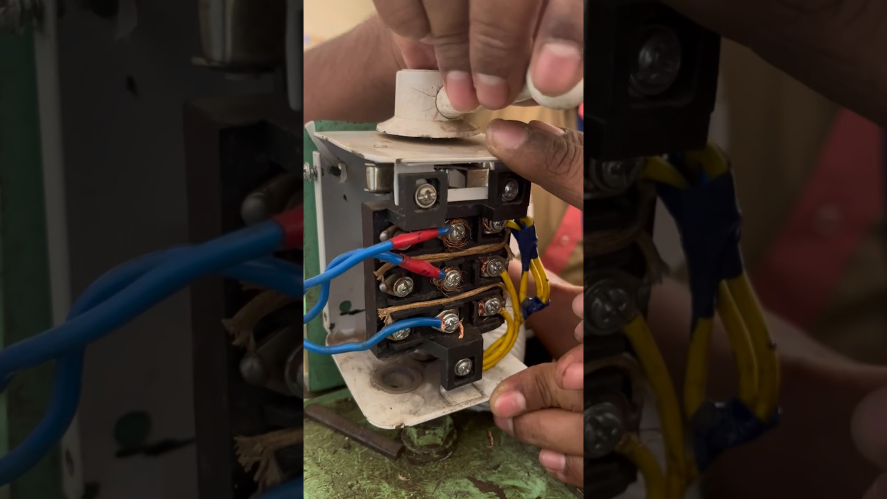 Maintenance 👨&zwj;🔧of Lathe Rotary Switch😊 |#industrialskills #repair #maintenance #shorts