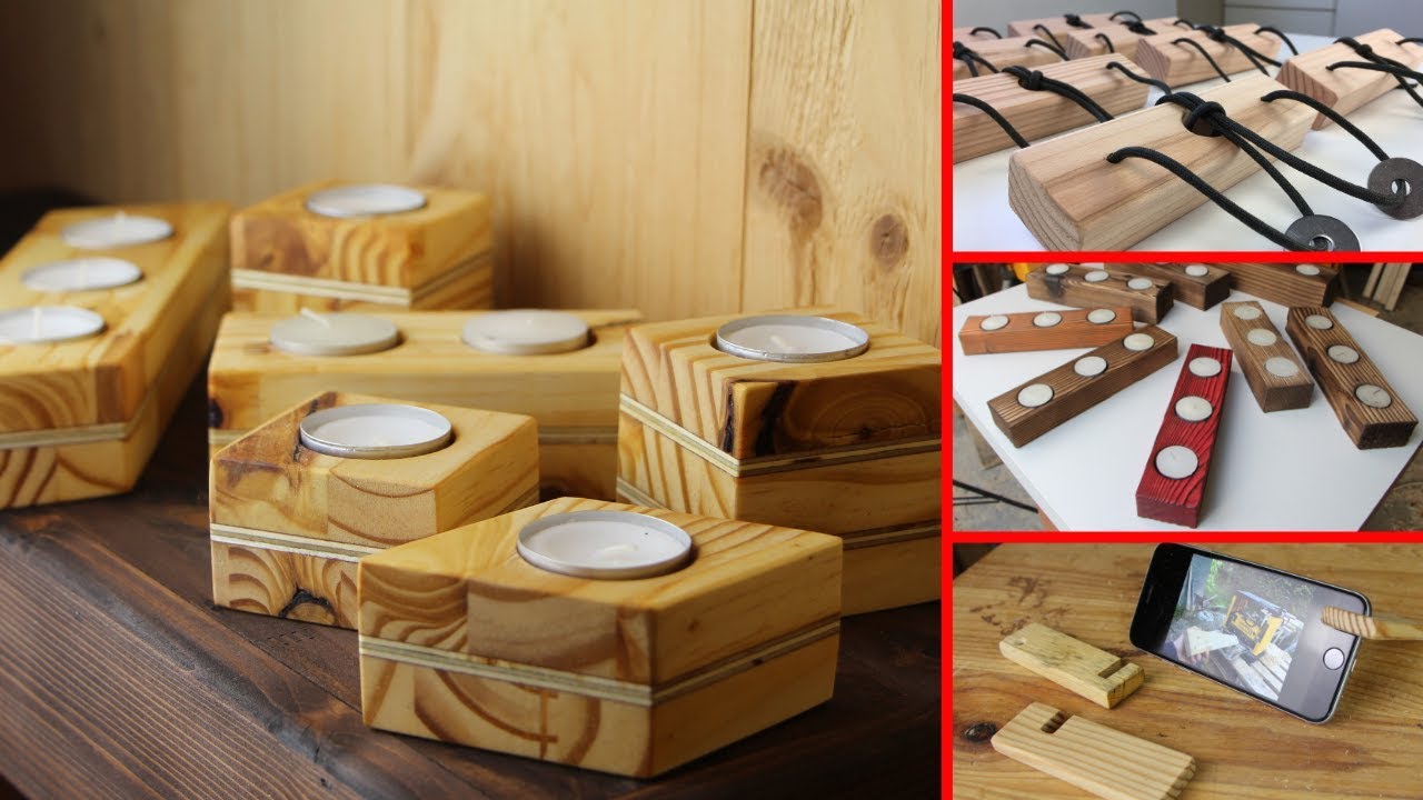 TOP 5 IDÉES DE CADEAU EN BOIS POUR NOËL - [DIY BOIS]