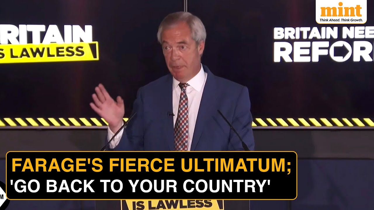 Nigel Farage Has 'Had ENOUGH' With Migrants In UK, Says 'Detain, Then Deport!' In US-Style Stand